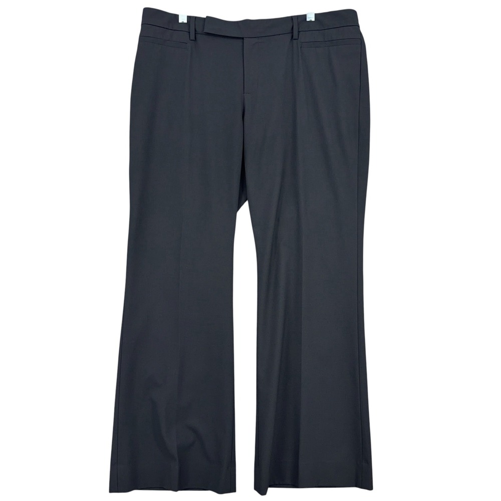 Gap Modern Boot Women 14 A Stretch Poly Viscose Black Dress Pants